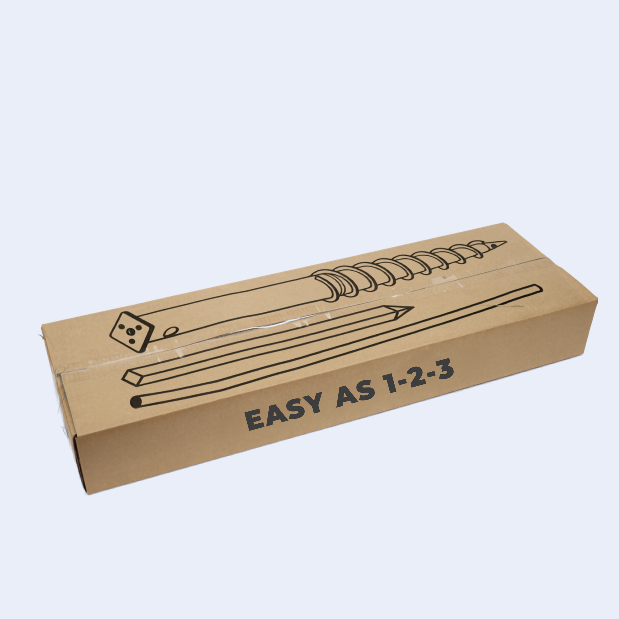 Schroeffundering DIY set van 3 stuks - Afbeelding 2