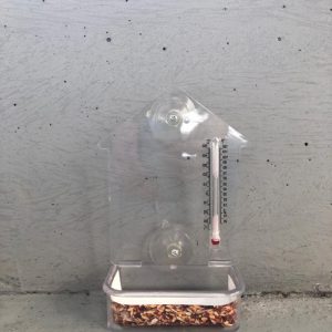 raamvoeder huis met thermometer