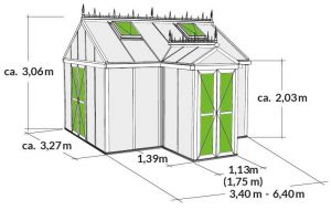 orangerie geïsoleerd