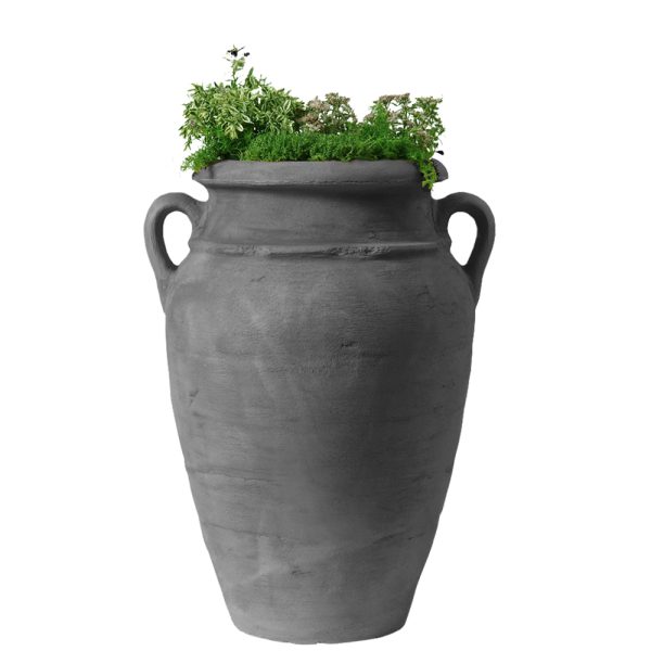 Regenton Antique met planten