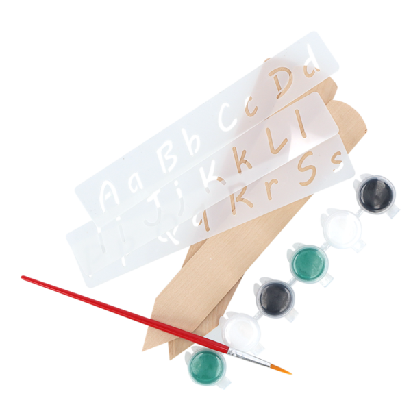 Schilderbare plantenlabel set
