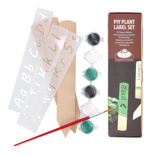 Schilderbare plantenlabel set