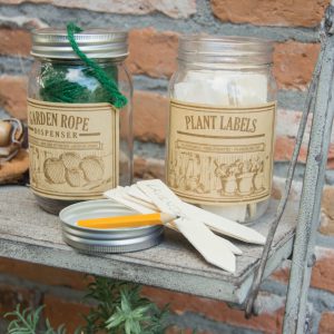 Houten plant labels