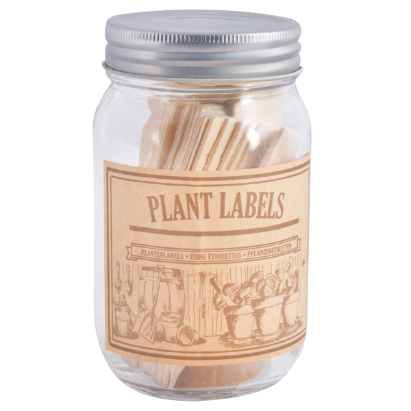 Houten plant labels